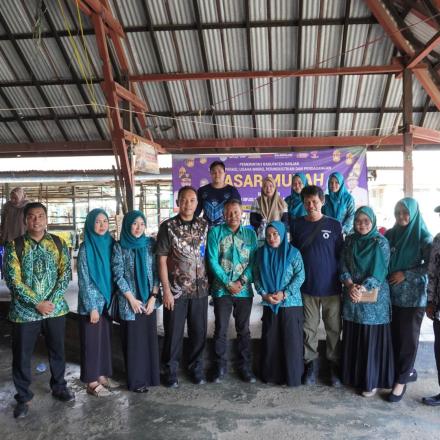 SUKSESNYA ACARA PASAR MURAH MENYAMBUT HARI RAYA IDUL ADHA DI BAWAHAN PASAR KEC. MATARAMAN 